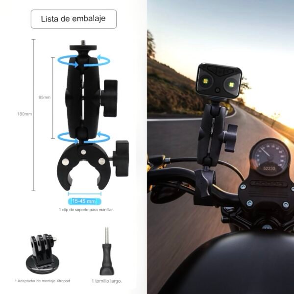 Soporte articulable universal para moto - Imagen 2