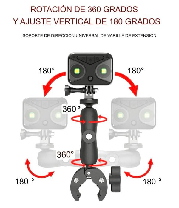 Soporte articulable universal para moto - Imagen 5