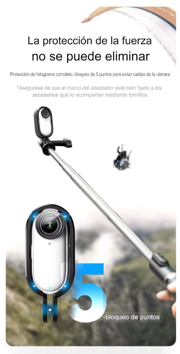 Cubierta Protectora con Adaptador de Dos Garras para Insta360 GO3 - Marco de Protección Ligero y Portátil - Imagen 4