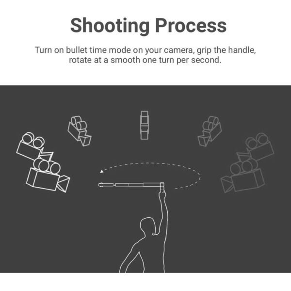 Trípode Bullet Time con Palo Selfie - Captura Tomas Espectaculares - Imagen 10