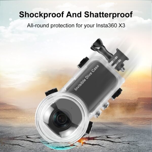 Dive Case para Insta360 X3 - Caja Estanca Profesional para Fotografía y Video Subacuático - Imagen 4